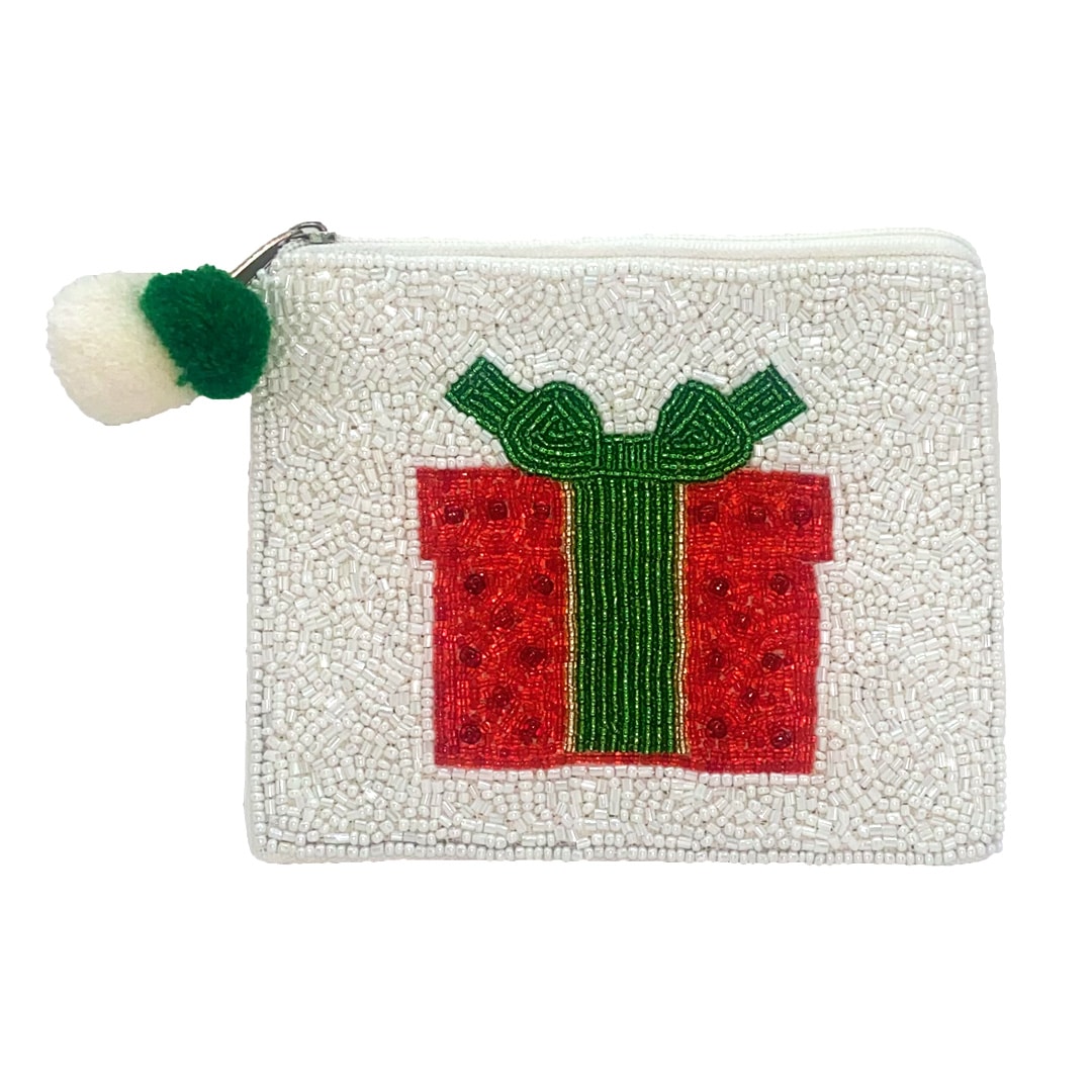 Christmas Gift Beaded Coin Pouch La Chic Designs — free download