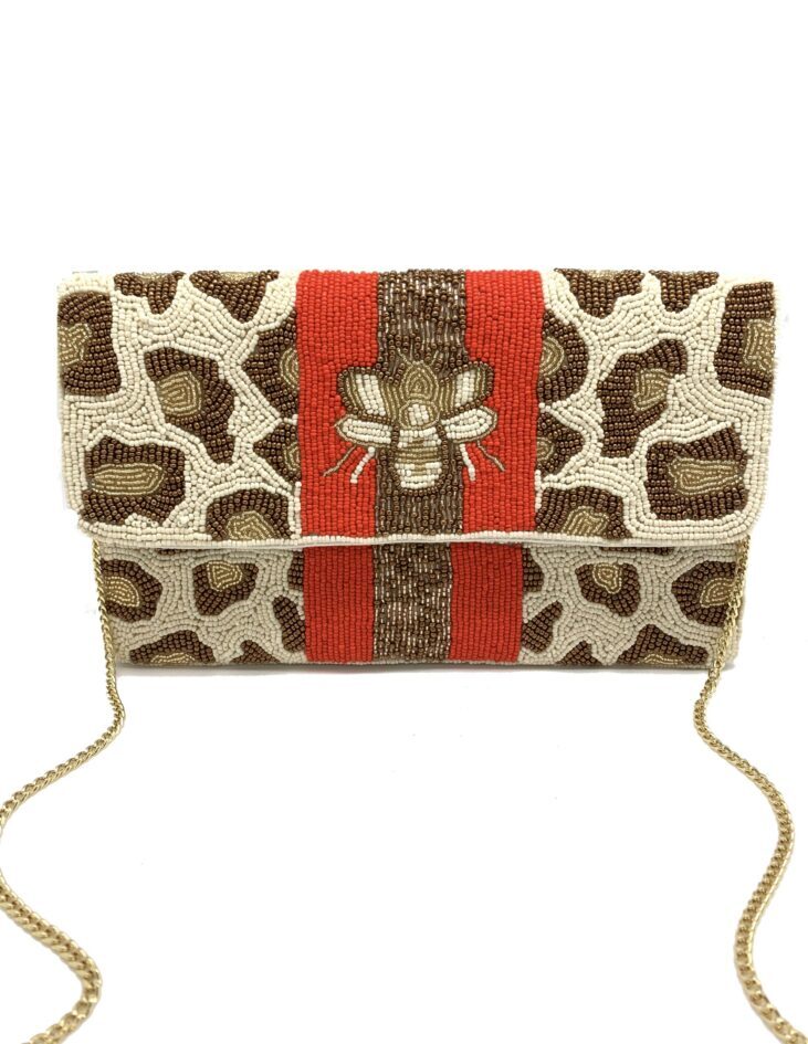 Leopard Bee Collection Crossbody Bag - La Chic Designs